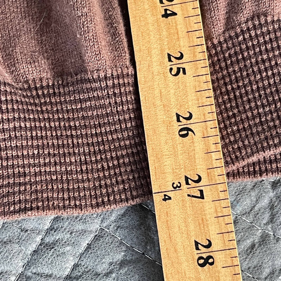 Sovereign Code Sweater Mens Medium Brown Faux Layer Long Sleeve - Picture 9 of 9